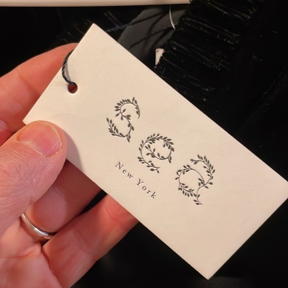 SEA Elegant Black Evening Dress - Picture 7 of 9